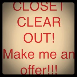 Cleaning our my closet!